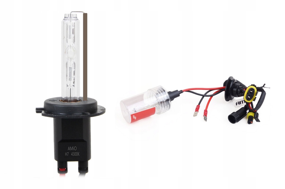 ZESTAW XENON HID SLIM H7 4300k AMIO - obrazek 3