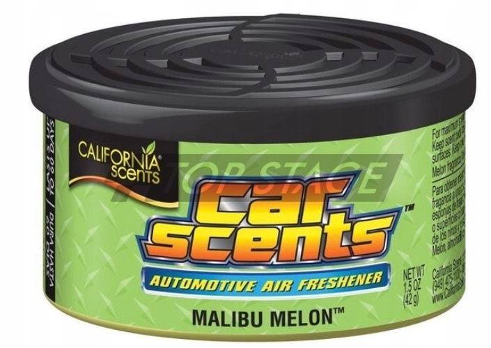 CALIFORNIA CAR SCENTS ZAPACH MALIBU MELON PUSZKA - obrazek 2