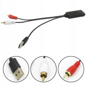 UNIWERSALNY ADAPTER BLUETOOTH RCA + ZASILANIE USB PLUG&PLAY
