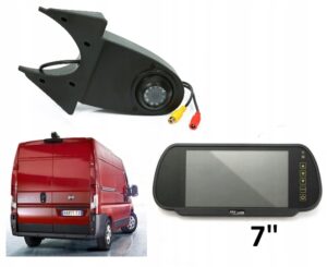 ZESTAW COFANIA KAMERA + MONITOR 7" BUS