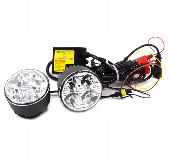 ŚWIATŁA DO JAZDY DZIENNEJ 510HP OKRĄGŁE 12/24V HOMOLOGACJA - obrazek 5