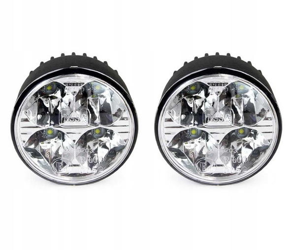 ŚWIATŁA DO JAZDY DZIENNEJ 510HP OKRĄGŁE 12/24V HOMOLOGACJA - obrazek 3