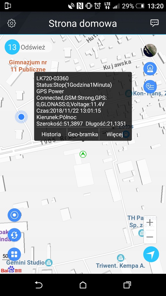 LOKALIZATOR GPS PRZEKAŹNIK ODCIĘCIE PALIWA APP PL MICODUS MV730 - obrazek 12