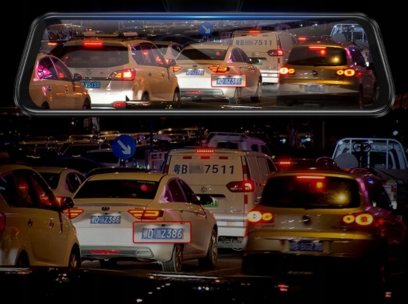 LUSTERKO WIDEOREJESTRATOR KAMERA SAMOCHODOWA WIFI GPS + KAMERA COFANIA - obrazek 13