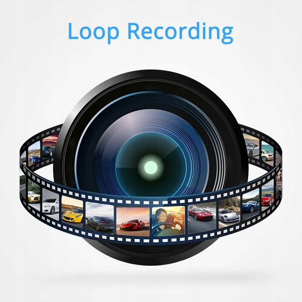 WIDEOREJESTRATOR KAMERA PRZÓD TYŁ 4K GPS WIFI APLIKACJA + KARTA 64GB - obrazek 11