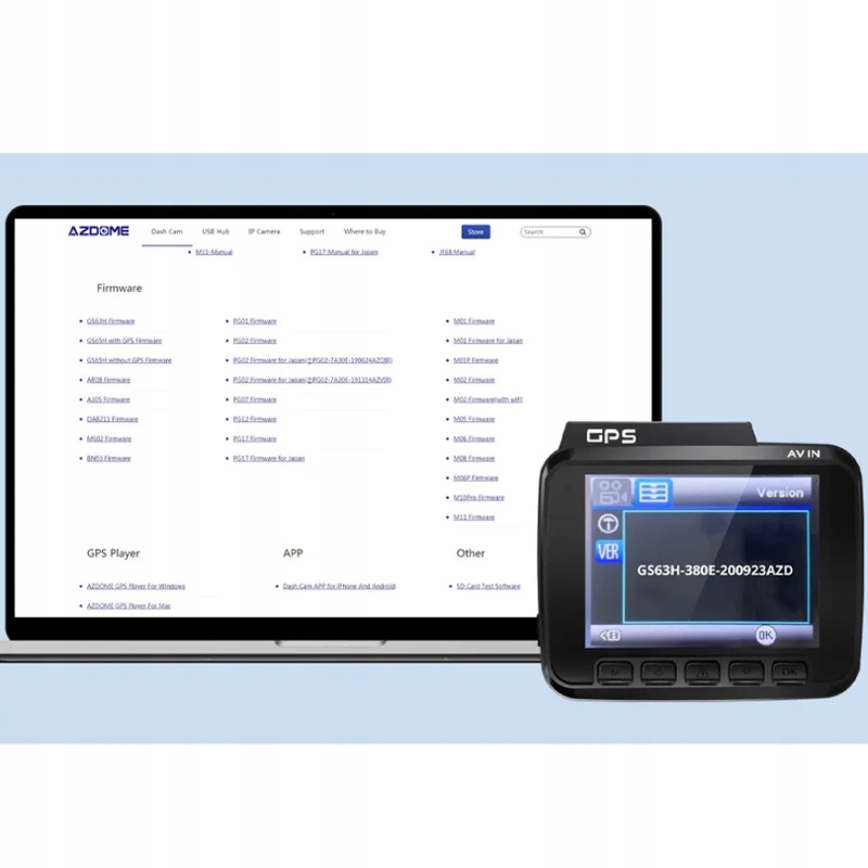 WIDEOREJESTRATOR KAMERA PRZÓD TYŁ 4K GPS WIFI APLIKACJA + KARTA 64GB - obrazek 8
