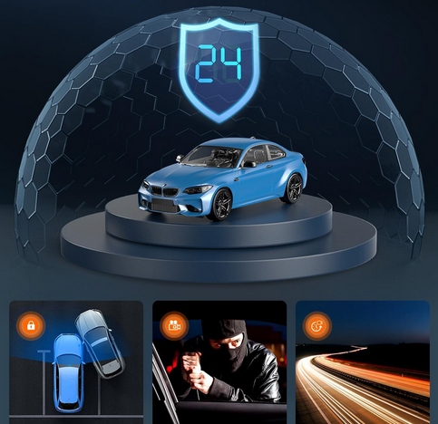 LUSTERKO WIDEOREJESTRATOR KAMERA SAMOCHODOWA WIFI GPS + KAMERA COFANIA - obrazek 8