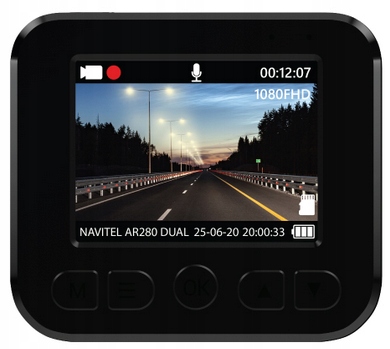WIDEOREJESTRATOR KAMERA SAMOCHODOWA NAVITEL AR280 DUAL - obrazek 4