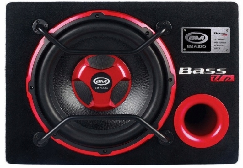 SUBWOOFER AKTYWNY BW-1P128A TUBA BASOWA + KABLE - obrazek 3