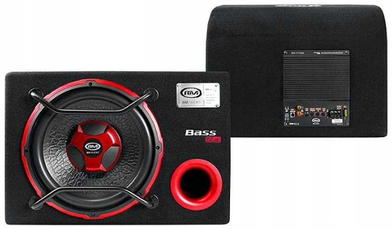 SUBWOOFER AKTYWNY BW-1P128A TUBA BASOWA + KABLE - obrazek 6
