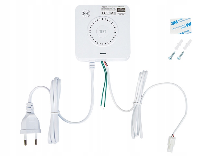 DETEKTOR CZUJNIK GAZU ZIEMENEGO AC 230V 12V XG20 - obrazek 2