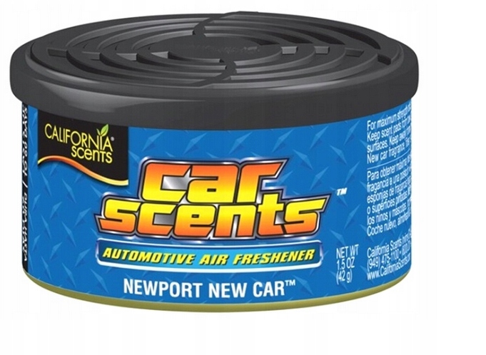 CALIFORNIA CAR SCENTS MIX ZAPACHÓW CORANDO CHERRY ICE NEW CAR GOLDEN STATE - obrazek 3