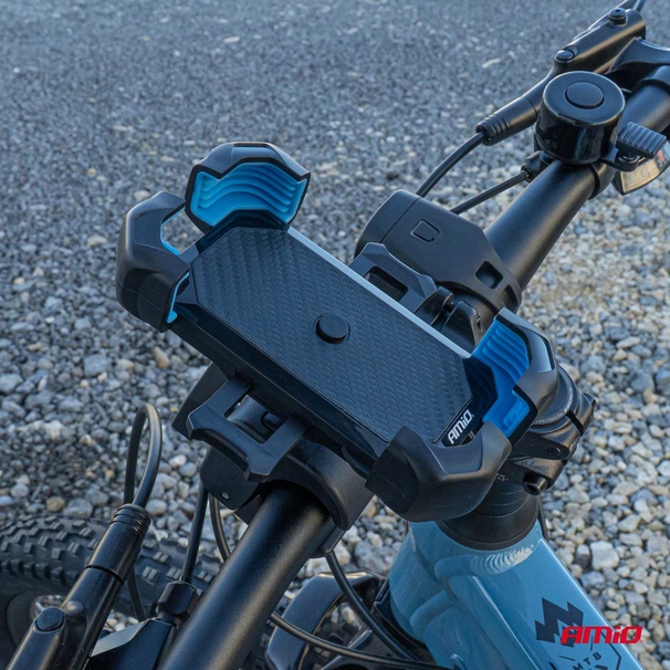 UCHWYT DO TELEFON NA ROWER, MOTOCYKL, SKUTER, HULAJNOGE OBROTOWY 360°C - obrazek 3