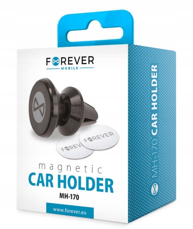 UCHWYT SAMOCHODOWY MAGNETYCZNY DO KRATKI MH-170 CZARNY - obrazek 3