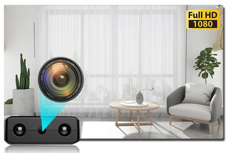 MINI KAMERA SZPIEGOWSKA IP WIFI HD UKRYTA DETEKCJA - obrazek 3