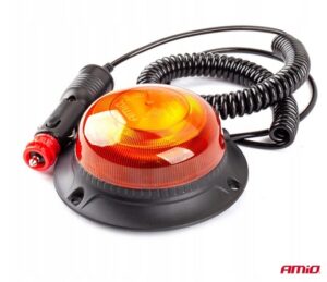 LAMPA BŁYSKOWA OSTRZEGAWCZA LED MINI MAŁA KOGUT