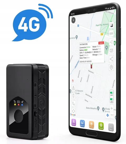 LOKALIZATOR NADAJNIK GPS MICODUS MP90G 4G ALARM SOS SIM WODOODPORNY 5-7 DNI