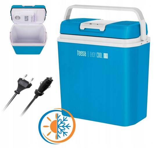 LODÓWKA SAMOCHODOWA TURYSTYCZNA TESSA 20L PRZENOŚNA GRZANIE 230V 12V