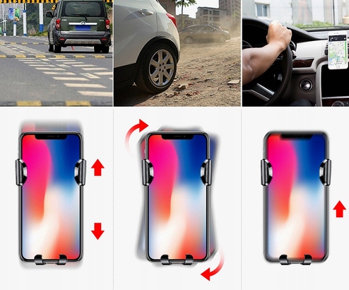 UCHWYT SAMOCHODOWY GRAWITACYJNY NA SZYBĘ I DESKĘ Z PRZYSSAWKĄ BASEUS XP01 - obrazek 6