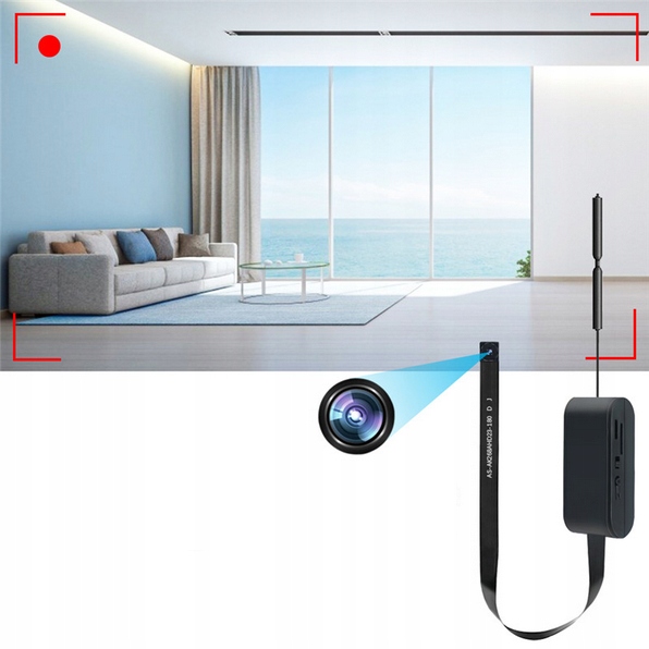 MINI KAMERA SZPIEGOWSKA ELASTYCZNA WIFI JAK GUZIK - obrazek 6