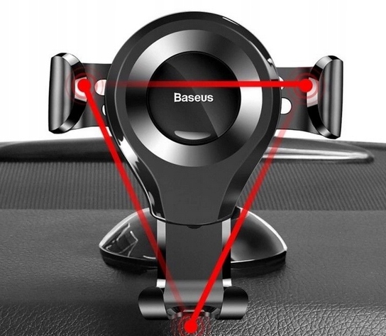 UCHWYT SAMOCHODOWY GRAWITACYJNY NA SZYBĘ I DESKĘ Z PRZYSSAWKĄ BASEUS XP01 - obrazek 5