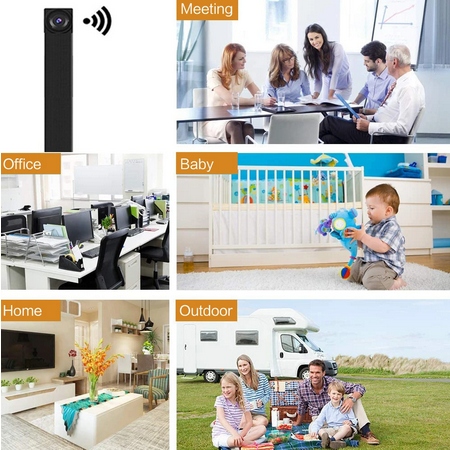 MINI KAMERA SZPIEGOWSKA ELASTYCZNA WIFI JAK GUZIK - obrazek 11