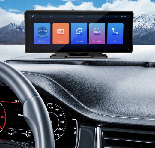 MONITOR ANDROID AUTO CARPLAY NAWIGACJA 10" 12/24V - obrazek 4