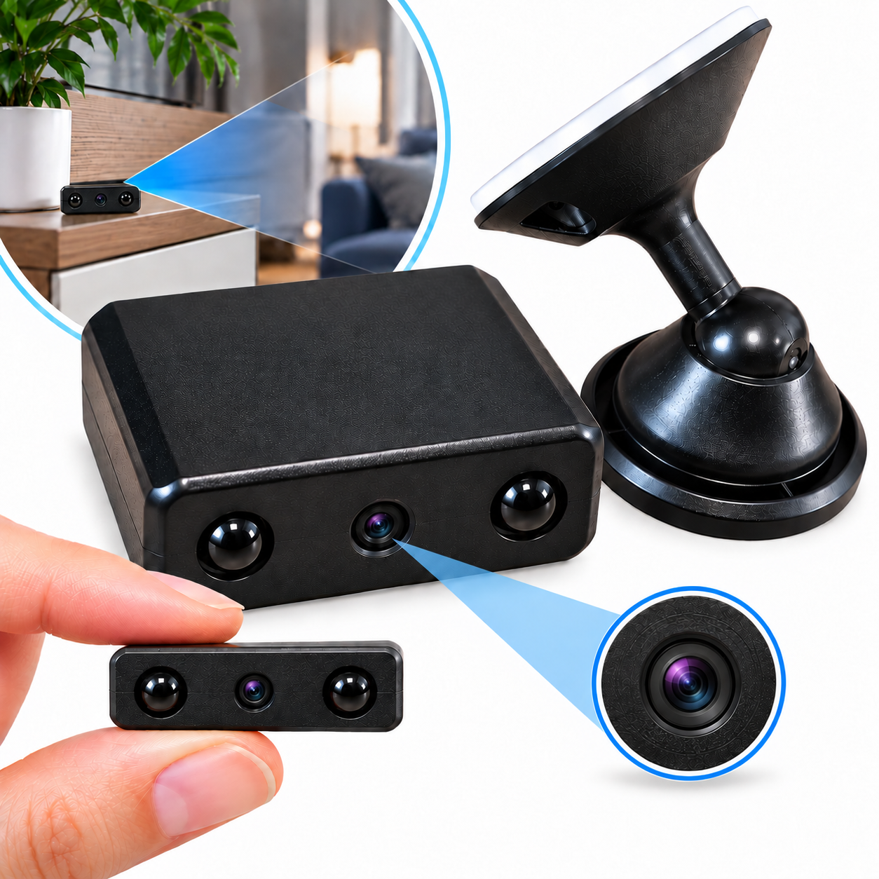 MINI KAMERA SZPIEGOWSKA IP WIFI HD UKRYTA DETEKCJA