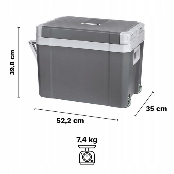 LODÓWKA TURYSTYCZNA SAMOCHODOWA DUŻA 230V 12V FUNKCJA GRZANIA 35L - obrazek 10