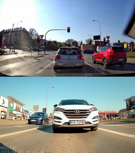 WIDEOREJESTRATOR W LUSTERKU WSTECZNYM 10'' 170° 2K+FHD HS900PRO MBG LINE - obrazek 8