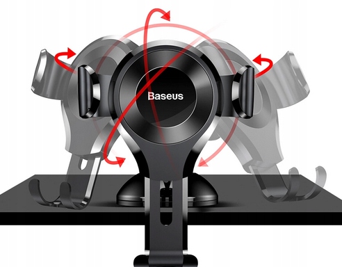 UCHWYT SAMOCHODOWY GRAWITACYJNY NA SZYBĘ I DESKĘ Z PRZYSSAWKĄ BASEUS XP01 - obrazek 4