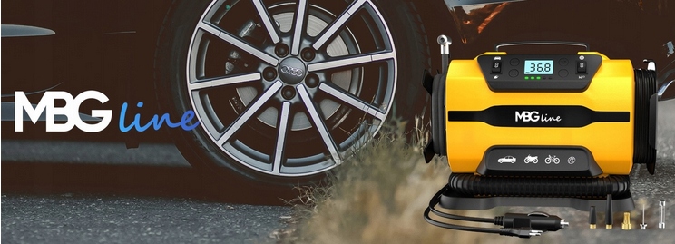 KOMPRESOR SAMOCHODOWY 12V 230V SPRĘŻARKA DMUCHAWA PRZENOŚNA POMPKA LATARKA - obrazek 15