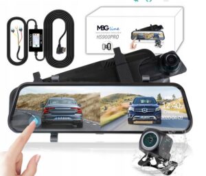 WIDEOREJESTRATOR W LUSTERKU WSTECZNYM 10'' 170° 2K+FHD HS900PRO MBG LINE