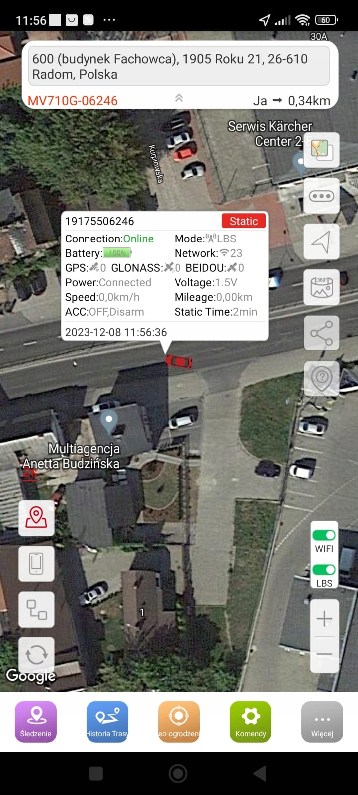 LOKALIZATOR NADAJNIK GPS MICODUS MP90G 4G ALARM SOS SIM WODOODPORNY 5-7 DNI - obrazek 10