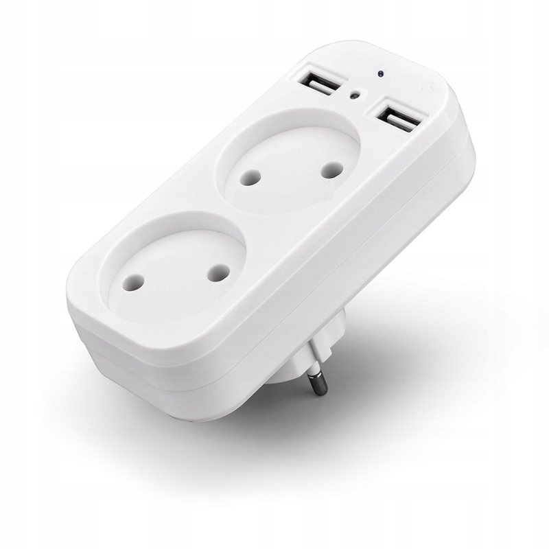 UKRYTA KAMERA ADAPTER GNIAZDKO ROZDZIELACZ GNIAZDA SIECIOWEGO 2XGNIAZDO + 2XUSB WIFI - obrazek 4