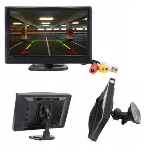 WYŚWIETLACZ MONITOR LCD 5" KAMERY COFANIA 2XAV