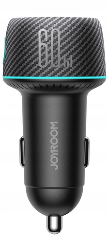 ŁADOWARKA SAMOCHODOWA 60W Z PORTAMI USB-C USB-A PODŚWIELTENIE JR-CCN01 - obrazek 5