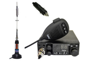 RADIO CB CANVA 520 AM/FM + ANTENA CB ŁAMANA + WTYK