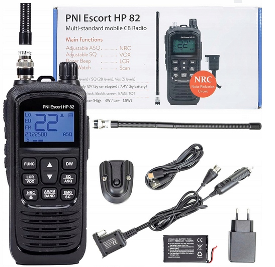 PRZENOŚNA RADIOSTACJA RĘCZNA CB PNI ESCORT HP 82 12V 40 KANAŁÓW 1800 mAh - obrazek 2