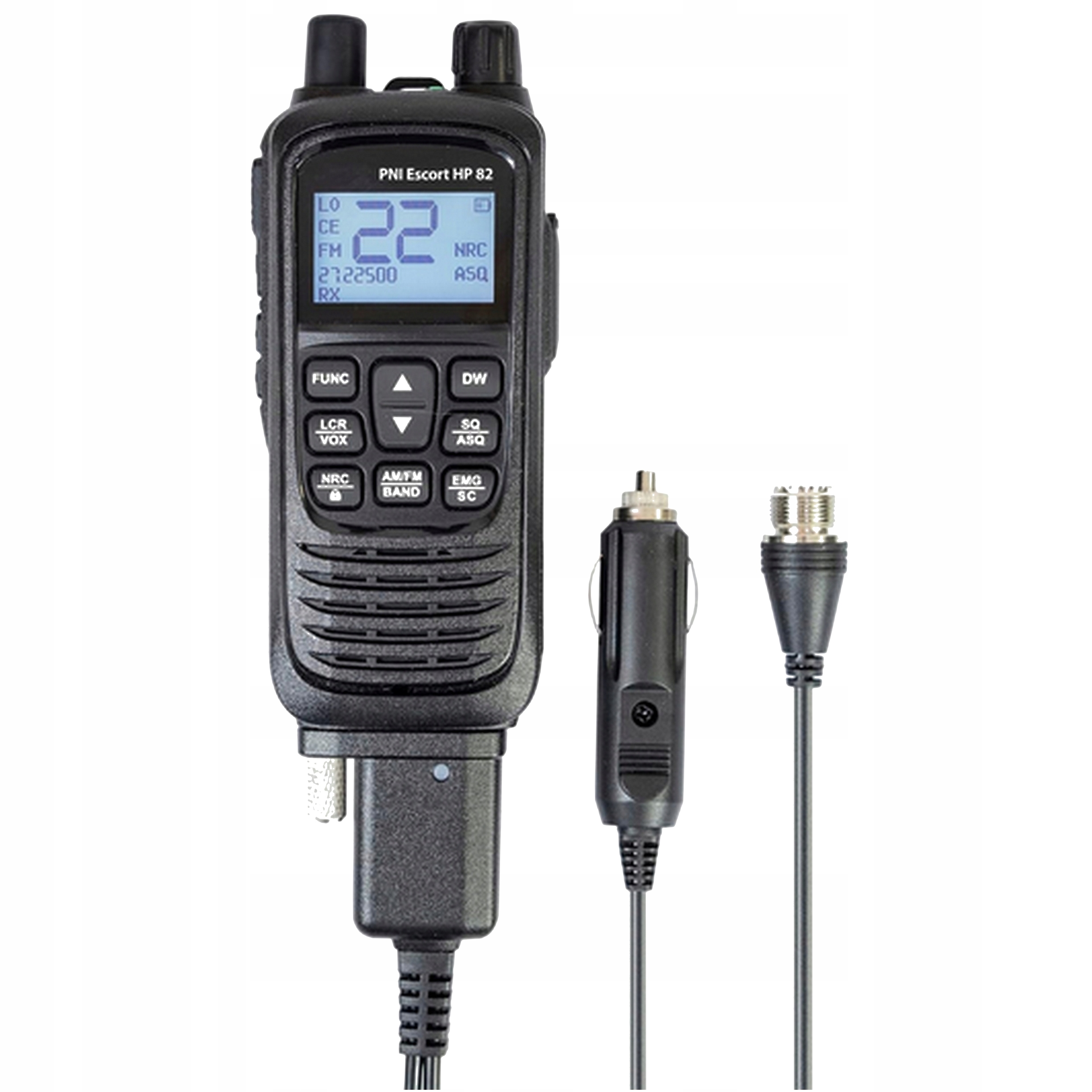 PRZENOŚNA RADIOSTACJA RĘCZNA CB PNI ESCORT HP 82 12V 40 KANAŁÓW 1800 mAh