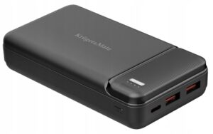 POWERBANK KRUGER&MATZ 20000 mAh LI-POL SZYBKIE ŁADOWANIE KM0906.1 CZARNY