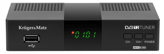 DEKODER TUNER CYFROWY DVB-T2 Kruger&matz H.265 KM0550D - obrazek 2