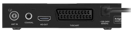 DEKODER TUNER CYFROWY DVB-T2 Kruger&matz H.265 KM0550D - obrazek 3
