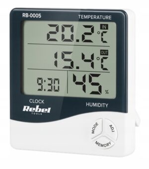 STACJA POGODOWA ZEWNĘTRZNA WEWNĘTRZNA ZEGAR DATA