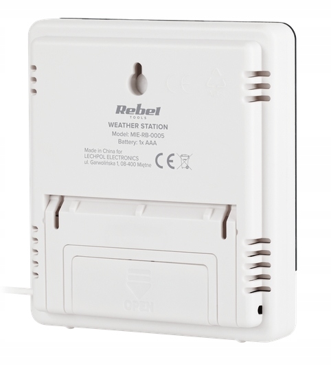 STACJA POGODOWA ZEWNĘTRZNA WEWNĘTRZNA ZEGAR DATA - obrazek 2