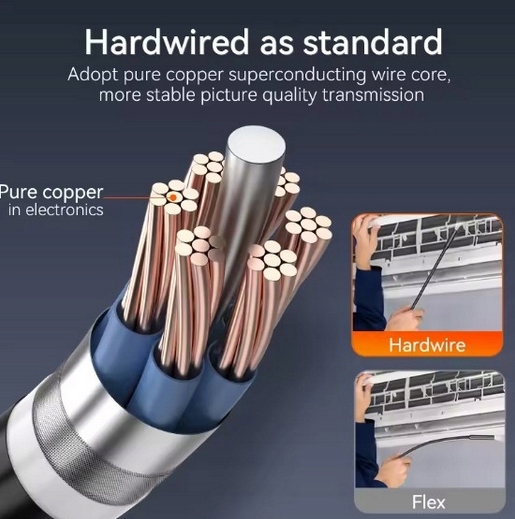 KAMERA INSPEKCYJNA DUO ENDOSKOP ELASTYCZNY 5M 9LED WYŚWIETLACZ 4,3" FULL HD - obrazek 7