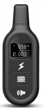 OBROŻA TRENINGOWA ANTYSZCZĘKOWA DLA PSA PD521 Z PILOTEM 1000M CZARNY - obrazek 2