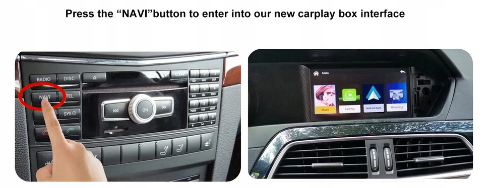 MODUŁ BECKER MAP PILOT MERCEDES NTG4.5 NAWIGACJA ANDROID AUTO CARPLAY BMP - obrazek 6