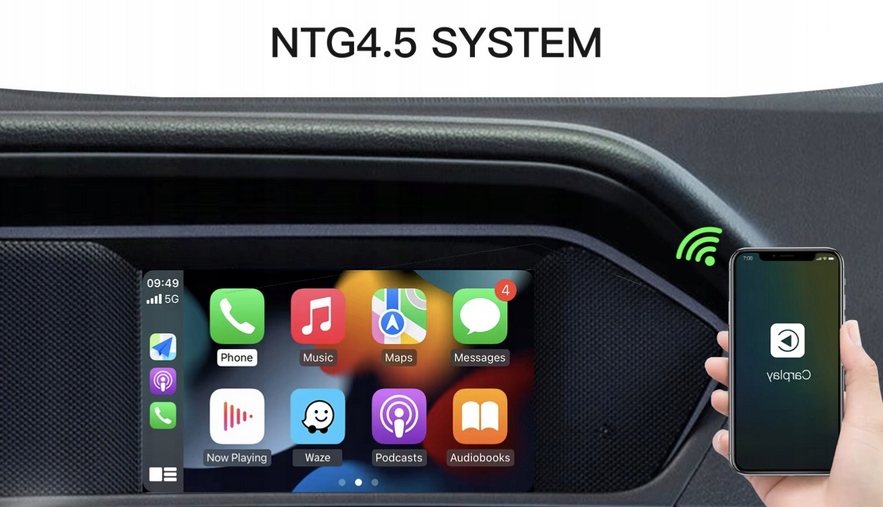 MODUŁ BECKER MAP PILOT MERCEDES NTG4.5 NAWIGACJA ANDROID AUTO CARPLAY BMP - obrazek 2