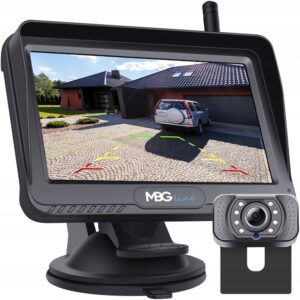 BEZPRZEWODOWY ZESTAW COFANIA PARKOWANIA KAMERA WIFI HD MONITOR SZEROKI KĄT